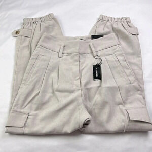 Express New Women’s 4 Short High Rise Cargo Ankle‎ Pant